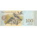(443) Venezuela P100e - 100 Bolivares Year 2017 (Wide Sec. Thread with "BCV")